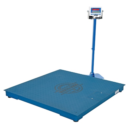 Vestil Digital Floor Scale, 5K, Ntep, 48x48x3.5 SCALE-S-CFT-44-5K